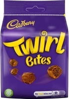 Cadbury Twirl Bites Chocolate Share Bag, 109 g