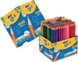 BIC Kids Evolution Coloured Pencils, Vivid Colouring Pencils, Easy to Sharpen, Extra Resistant BIC Pencils, School Supplies, 288 Pack