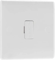 BG Electrical 854-01 Unswitched Fused Connection Unit, 13 Amp, White