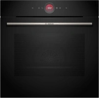 Bosch Series 8 HBG7741B1B, Built-in Single Oven with Digital Control Ring, Pyrolytic Cleaning Oven Assist with Voice Control Hotair