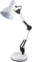 Homelife for easy living 35W "Swing Poise" Hobby Desk Lamp - Tilt / Swivel Head - 35cm Swing Arm - Max. Height 52cm - Weighted Base with Desk Tidy - Inline Switch - L945WH - White