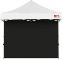 MasterCanopy Instant Gazebo Sidewall Panels Sunwall for 3x3M Pop Up Gazebo Tent,1 Pack (3x3M,Black)