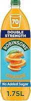 Robinsons Double Strength Orange No Added Sugar Squash 1.75L