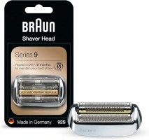 Braun Series 9 Electric Shaver Replacement Head, 92S, Compatible with All Series 9 9290cc, 9291cc, 9370cc, 9293s, 9385cc, 9390cc, 9330s, 9296cc