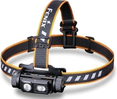 Fenix HM60R USB-C Rechargeable Headlamp with Fresnel Lens for Multi Distance Lighting, Red