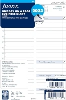 Filofax A5 Business Day per Page English appointments Diary - 2023