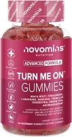 Novomins Turn Me On Gummies - Natural Libido Booster for Women - Maca Root, Damiana, Ashwagandha, L-arginine & Vitamin B6 - Gluten-Free - Libido Enhancer for Women - 60 Vegan Gummies