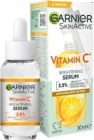 Garnier Vitamin C Serum for Face, Anti-Dark Spots & Brightening Serum, 3.5% Vitamin C, Niacinamide, Salicylic Acid & Lemon Extract, Brightening Serum For Dull, Tired Skin - 30Ml , Pack of 1