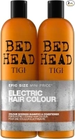 Bed Head by TIGI | Colour Goddess Shampoo and Conditioner Set | Professional Hair Treatment For Coloured Hair | Nourishing And Moisturising | 750 ml (Pack of 2)