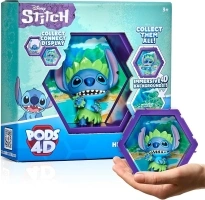 PODS 4D Disney Hula Stitch, Connectable Collectable Bobble-head character that Bursts from their World into Yours, Wall or Shelf Display, Disney Toys and Gifts, Series 1 no. 445