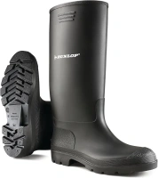 DUNLOP Pricemastor - Unisex Knee High Wellington Rain Boots, CE Certified Waterproof and Chemical Resistant PVC Wellies with Oil Resistant Outsole for Outdoor and Gardening