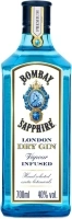 Bombay Sapphire Premium Distilled London Dry Gin, Vapour Infused With 10 Hand Selected Exotic Botanicals, 40% ABV, 70cl /700ml