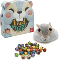 ROO GAMES Feed Fuzzy - Color and Counting Game for Kids - Ages 3+ - Roll the Dice All Your Acorns to Win, PM/15, Multicolor