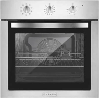 Empava Electric Oven, Built In Oven 72L, Electric Oven Built In, Ovens Electric Built In 12 Functions, Installed Ovens 60cm, Single Oven 2800W,Fan Oven,Fan Ovens Electric Built In-Stainless Steel