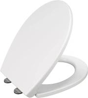 Toilet Seat with Soft Close, Quick Release for Easy Clean, Oval Toilet Seat, Standard Size Toilet Seat, Durable Loo Seat, Comes with Two Fitting Options Premium UF Material by AAN®