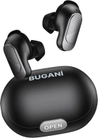 BUGANI True Wireless Earbuds, Bluetooth Earbuds with Deep Bass, ENC Noise Cancelling in-Ear Headphones with 24H Playtime, Fast Charging, Bluetooth 5.3, IPX6 Waterproof, Secure Fit for Sports Work