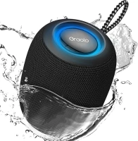 oraolo Bluetooth Speaker Wireless Portable 15W with RGB Lights,IPX7 Waterproof, Bluetooth 5.4, 30H Playtime, Mini Stereo Bass Speakers for Home, Outdoor, Travel