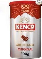 Kenco Millicano Original Instant Coffee 100g (Pack of 6 Tins, Total 600g)