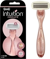 WILKINSON SWORD - Intuition Complete For Women | Skin Protect Gel with Smooth Glide | Razor Handle + 1 Razor Blade Refills