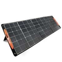 NGTeco 200W Small Folding Solar Panel Charger, ETFE Material, High Conversion Rate, DC/USB/AC Port, Waterproof, Ideal for Camping & Emergencies