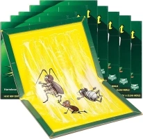 Pest Sticky Pads, 8 Pack Multi-Use Pest Sticky Board, Extra Strong Sticky Board for Outdoors, Home, Garden & Office