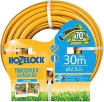 HOZELOCK - Hose Tricoflex Ultraflex ø 12.5mm (1/2") 30m : Weather-resistant, Anti-twist and Anti-kink Hose, 5-layer Knitted Reinforced Structure, 40% Recycled PVC, 20 Year Guarantee* [7730P0000]