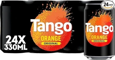 Tango Orange Soft Drink - 330 ml (Pack of 24)