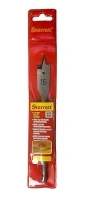 Starrett Flat Wood Drill Bit - 16 x 152mm KFWD16A High Speed Steel HSS 1/4 Inch Hex Shank Spade Drill Bit - Woodworking Hole Cutter Tool