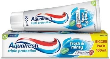 Aquafresh Toothpaste Triple Protection Fresh & Minty, 100 ml