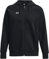 Under Armour Womens Rival Fleece Full Zip Hoodie Hoody Top