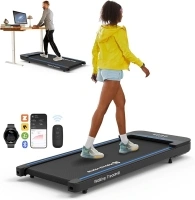 Mobvoi Home Walking Treadmill Walking Pad Under Desk Compact Treadmills for Home Office 2.25 HP Portable Treadmill Walking Jogging Machine with Remote Control LED Display 120 KG 6 km/h Easy Storage