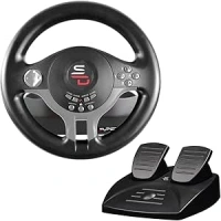 Subsonic Superdrive - Racing Steering Wheel Driving Wheel SV250 with pedals and shift paddles for Nintendo Switch - PS4 - Xbox One - PC