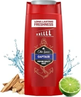 Old Spice Captain Mens Shower Gel and Shampoo, 3in1 Body Wash, Face and Hair, Long Lasting Freshness, Value Pack 675ml