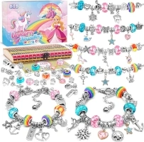 BIIB Gifts for Girls, Bracelet Making Kit, Unicorn Gifts for Girls Birthday Presents 5-12 Year Old, Arts and Crafts for Kids Stocking Fillers for Girls Toys Age 5 6 7 8 9 10, Easter Gifts for Kids