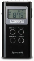 Roberts Sports 995 Personal FM/AM Radio - Black