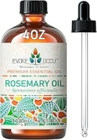 EVOKE OCCU Rosemary Essential Oil 118ml, Pure Rosemary Oil for Hair Skin Home Diffuser- 4 FL Oz