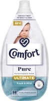 Comfort Pure Ultimate Fresh & Mild Ultra-Concentrated Fabric Conditioner dermatologically tested fabric softener gentle next to sensitive skin 58 washes (870 ml)