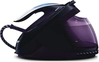 Philips PerfectCare Elite Steam Generator Iron, OptimalTEMP Technology, 500 g Steam Boost, 1.8 Litre, 2400 W, 7.5 Bar, 150g/min Continuous Steam, Purple (GC9650/80)