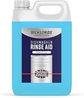 McKLords Dishwasher Rinse Aid, 5 Litre, Blue