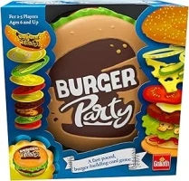 Goliath Games Burger Party, Simple and Fast-Paced Fun Family Game for Kids Aged 6+, Multi-Colour