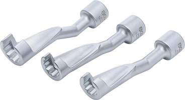 BGS 8450 | Pipe Wrench Set, open | 12.5 mm (1/2") Drive | 14 - 17 - 19 mm