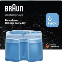 Braun 3in1 ShaverCare SmartCare Center Refill Cartridges, 6 Pack