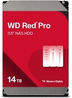 WD Red Pro 14TB NAS 3.5" Internal Hard Drive - 7200 RPM Class, SATA 6 Gb/s, CMR, 512MB Cache, 5 Year Warranty.