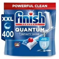 4 x 100 Finish Quantum Infinity Shine Dishwasher Tablets Total 400 Bulk