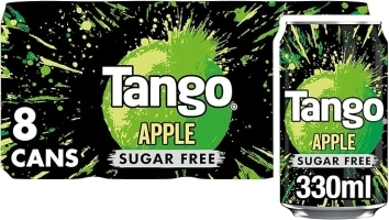 Tango Apple Sugar Free 330ml (Pack of 8)