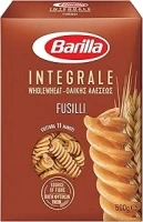 Barilla Wholegrain Fusilli Pasta Integrale, whole durum wheat semolina pasta 500g