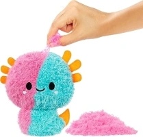 Fluffie Stuffiez Small Collectible Plush - AXOLOTL - Suprise Reveal Unboxing with ASMR Fidget DIY Fur Pulling, Ultrasoft Fluff - Great for Kids Ages 4+