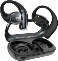 oraolo Open Ear Headphones, Bluetooth 5.4 Wireless Earbuds with 16.2mm Large Driver, Open Ear Earbuds with AI Noise-Canceling, 32H Playtime, Water-Resistant Running Headphones for Outdoor Workout