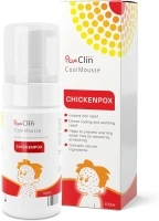 PoxClin CoolMousse Chickenpox Treatment for Children, Relieve Symptoms and Itch of Chickenpox, Natural Ingredients, 100 ml