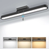 Under Cabinet Kitchen Lights, 6000K Dimmable Wireless Motion Sensor Wall Lights, USB-C 2500mAh Rechargeable Battery Operated LED Lights Indoor for Kitchen, Cupboard, Wardrobe, Stair and Mirror